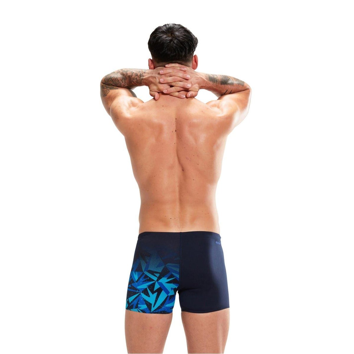 Short de bain motif/style géométrique HYPER BOOM noir, SPEEDO