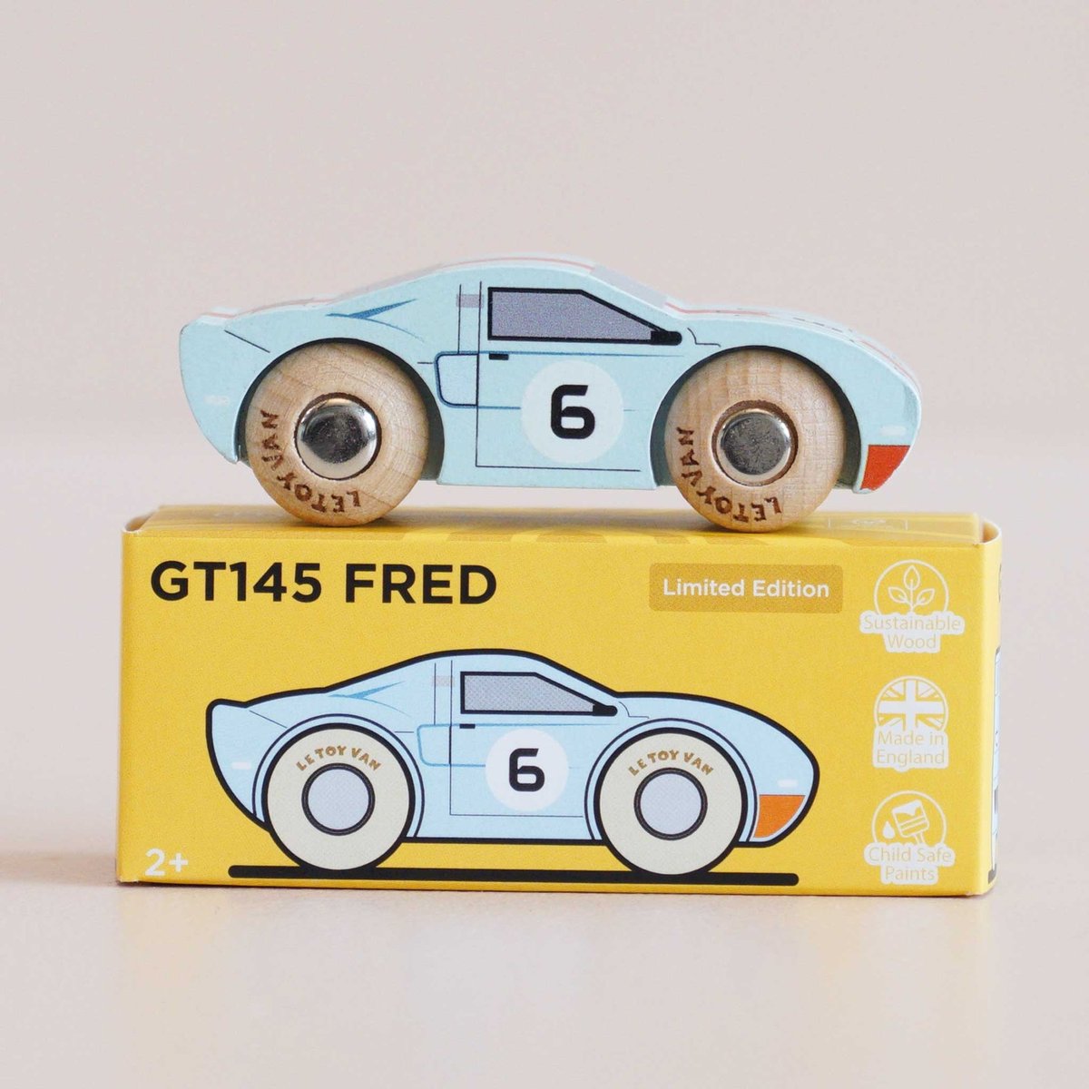 Voiture Fred No 26 bleu clair, LE TOY VAN