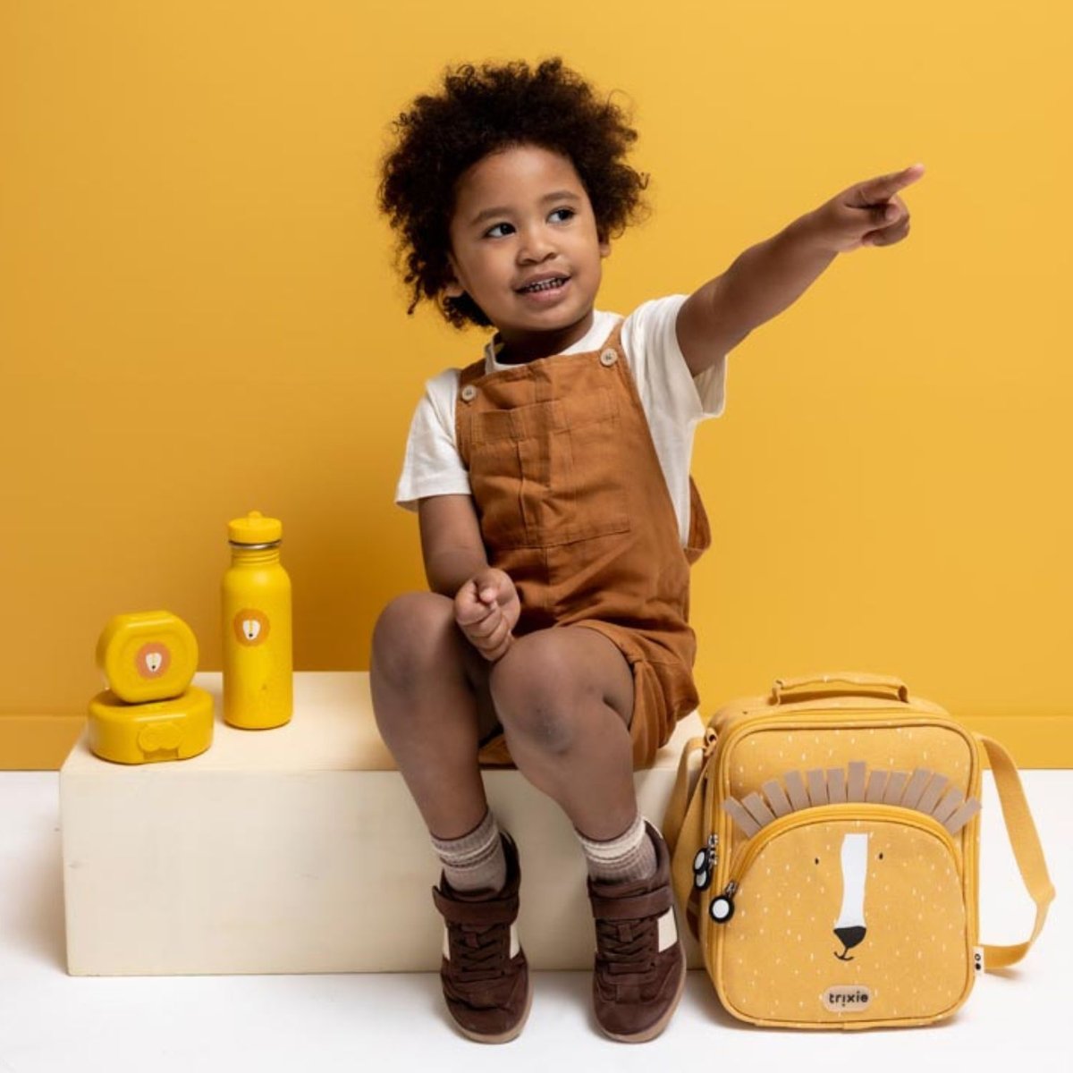 Sac isotherme jaune, blanc, noir, TRIXIE