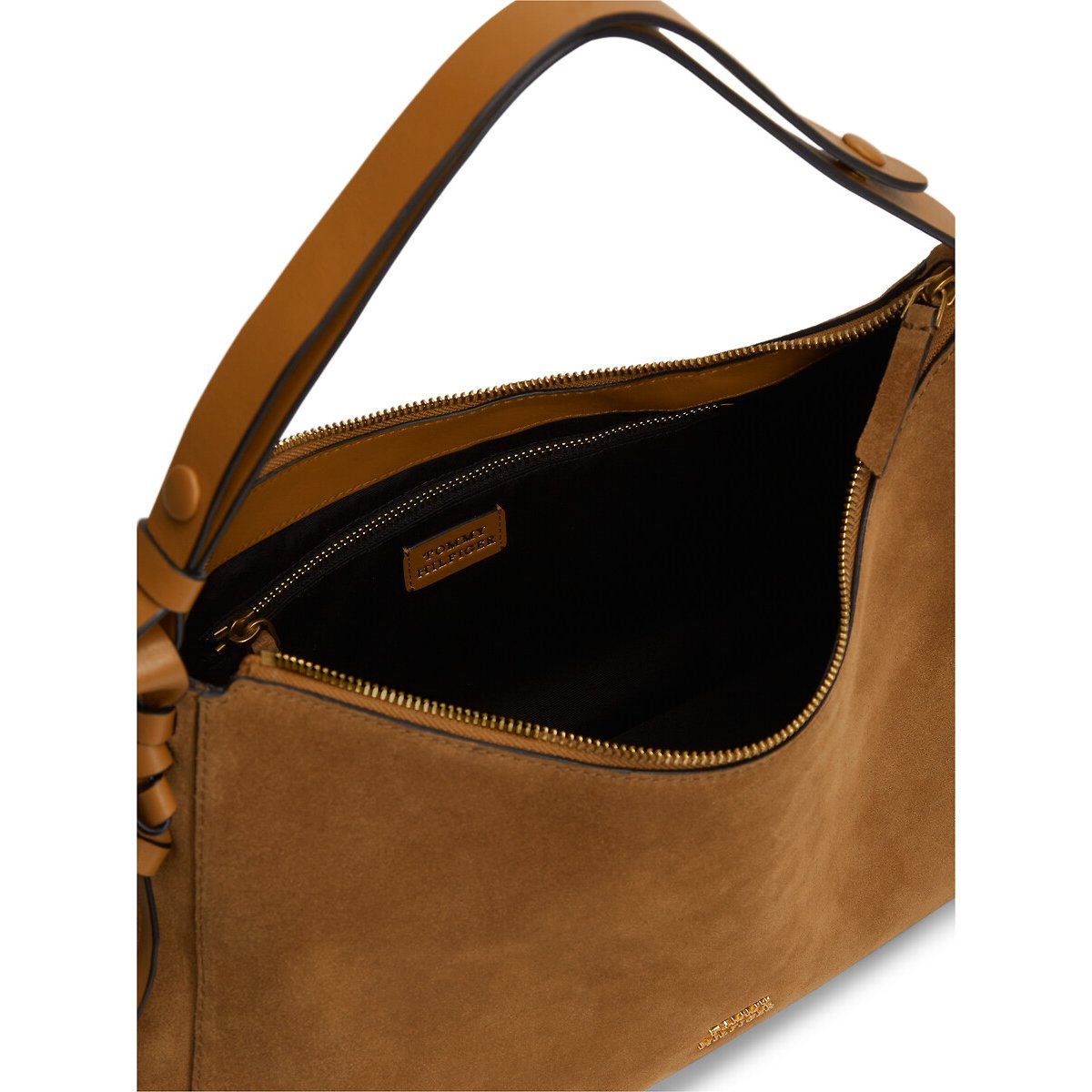 Sac en cuir suédé, STATEMENT cognac, TOMMY HILFIGER