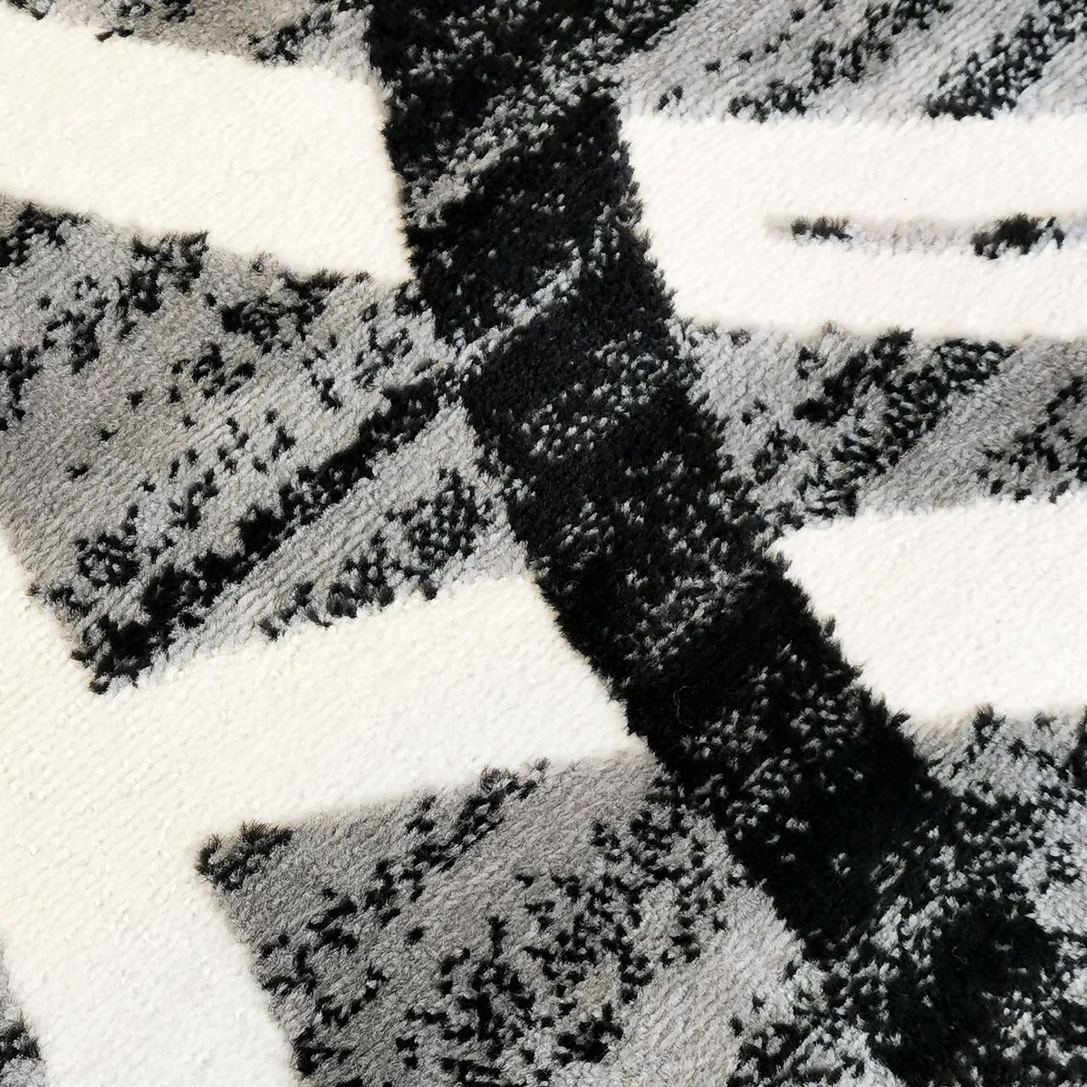 Tapis moderne toucher laineux motifs arc UNDERGOOD ARCHY gris, THE DECO FACTORY