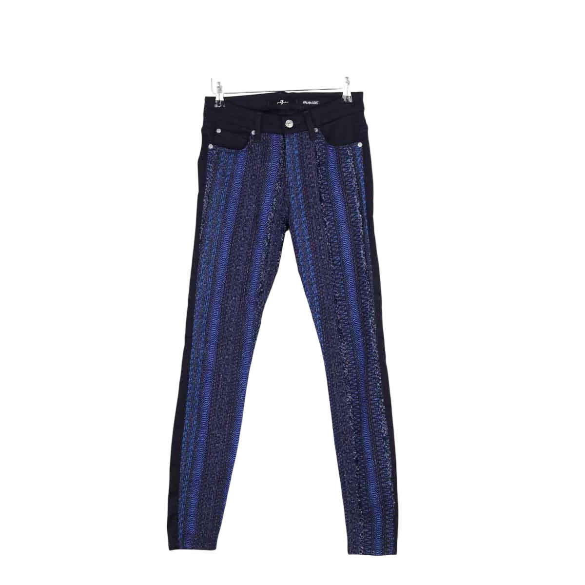 Jean slim - Très Bon État marine, 7 FOR ALL MANKIND