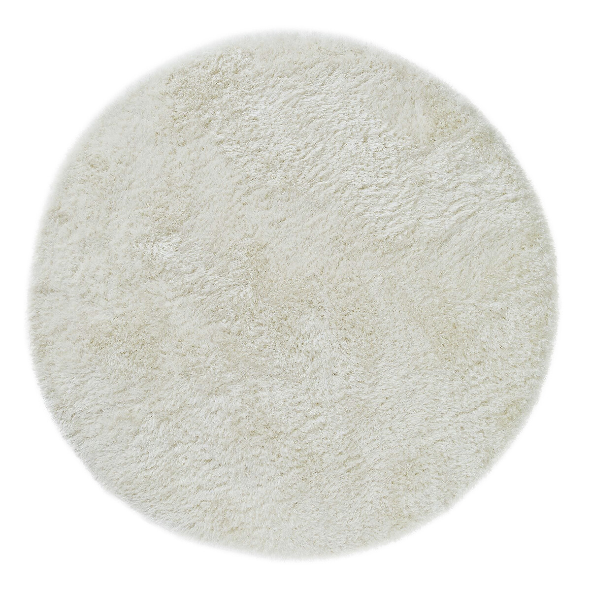 Ultra Thick Plush Shaggy Circle Rug white, SO'HOME