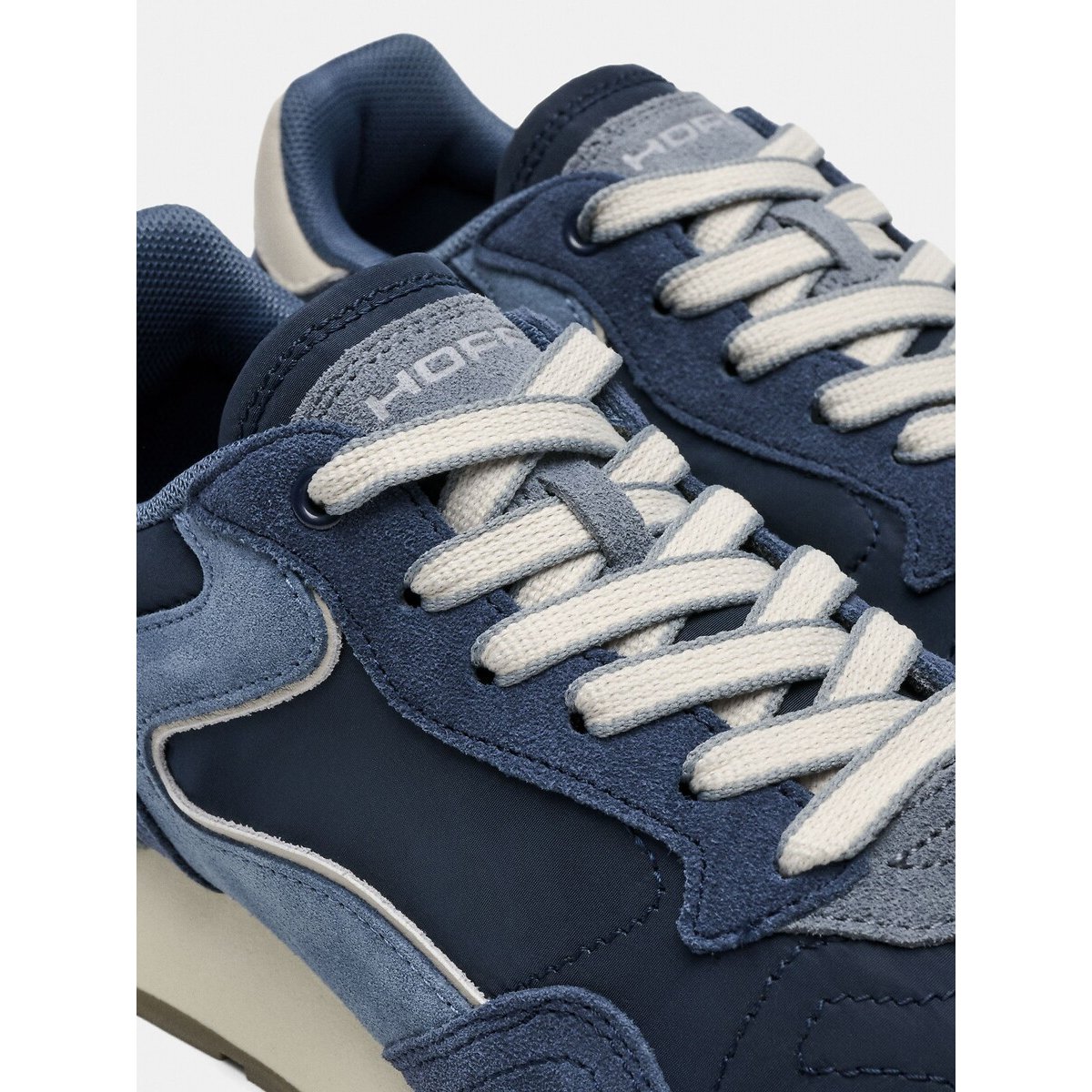 Leren sneakers City blauw, HOFF