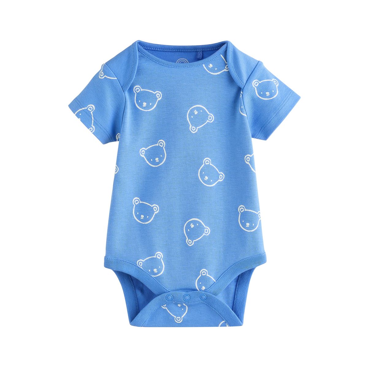 Body bébé à manches courtes, lot de 5 ours bleu/écru, NEXT