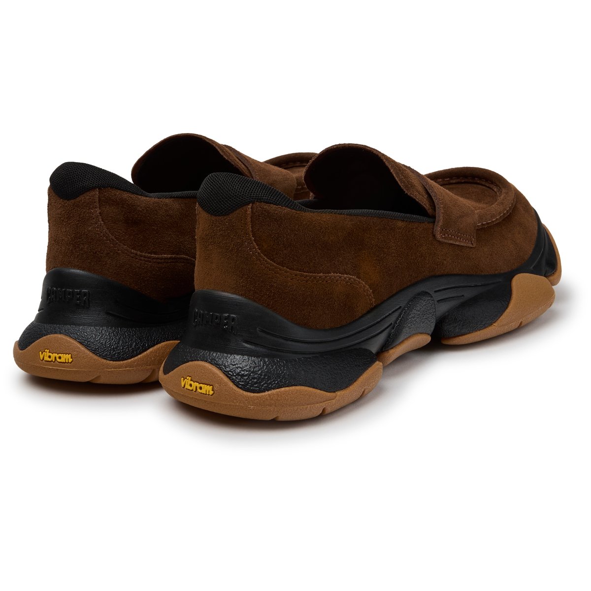 Mocassins Karst 2 Suede Leather brun moyen 003, CAMPER