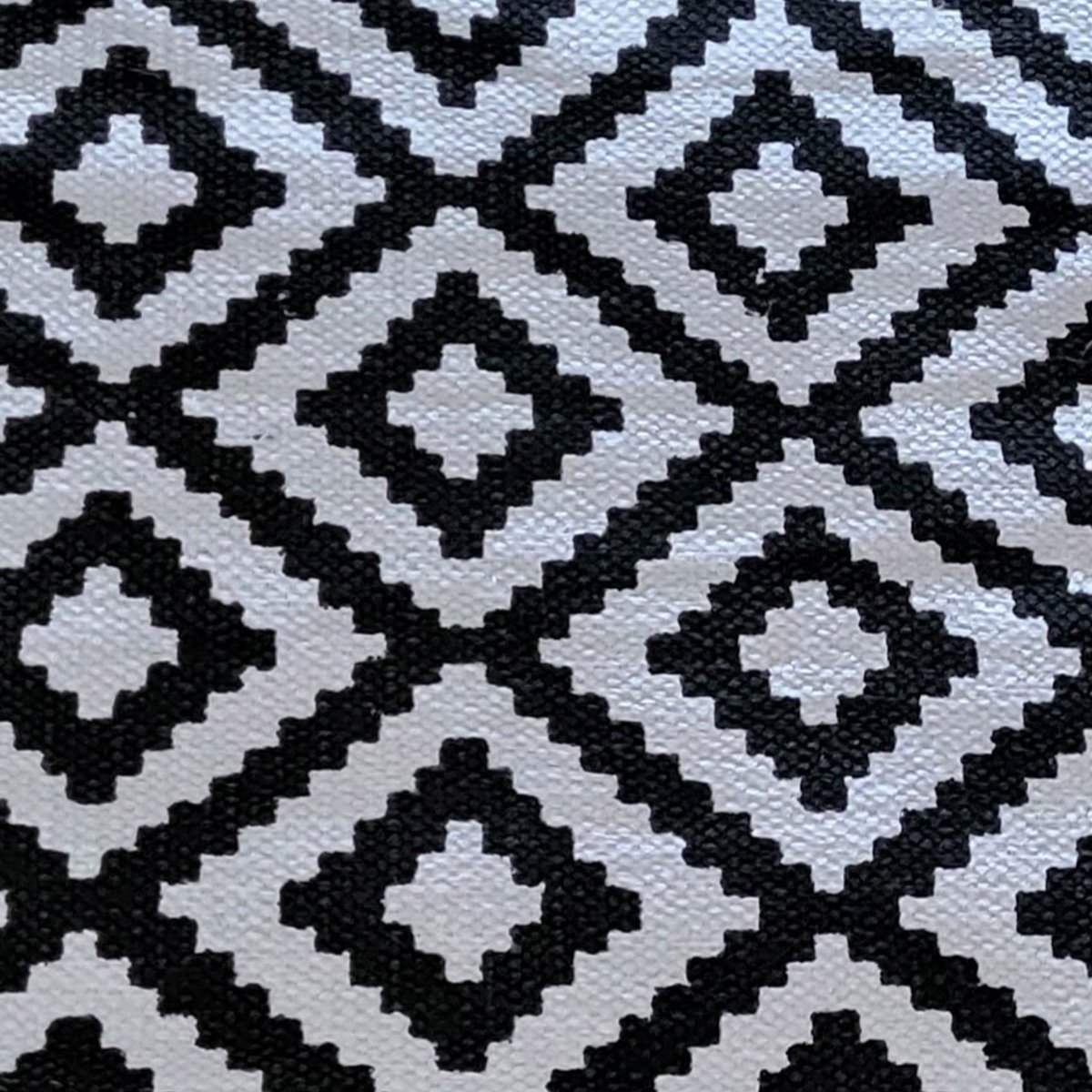 Tapis de bain confortable blanc, noir, GELCO