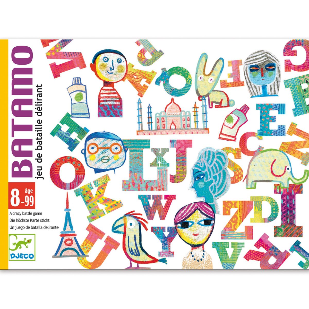 Jeu de cartes Batamo multicolore, DJECO