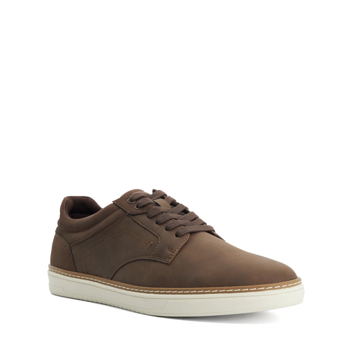 Baskets basses à lacets - TEO brown-synthetic, DUNE LONDON