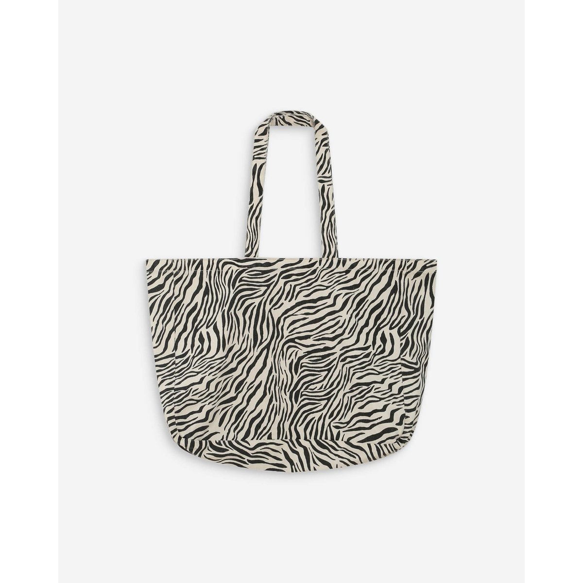 Tote bag large en denim à motif zebre Voyage zebre, GRACE & MILA