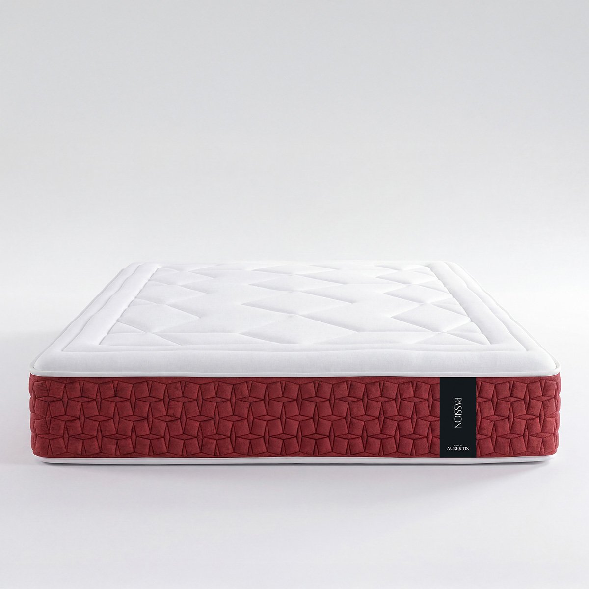Matelas Ressorts ensachés PASSION - 30 cm d'épaisseur - Accueil moelleux, soutien ferme blanc, MAISON AUBERTIN