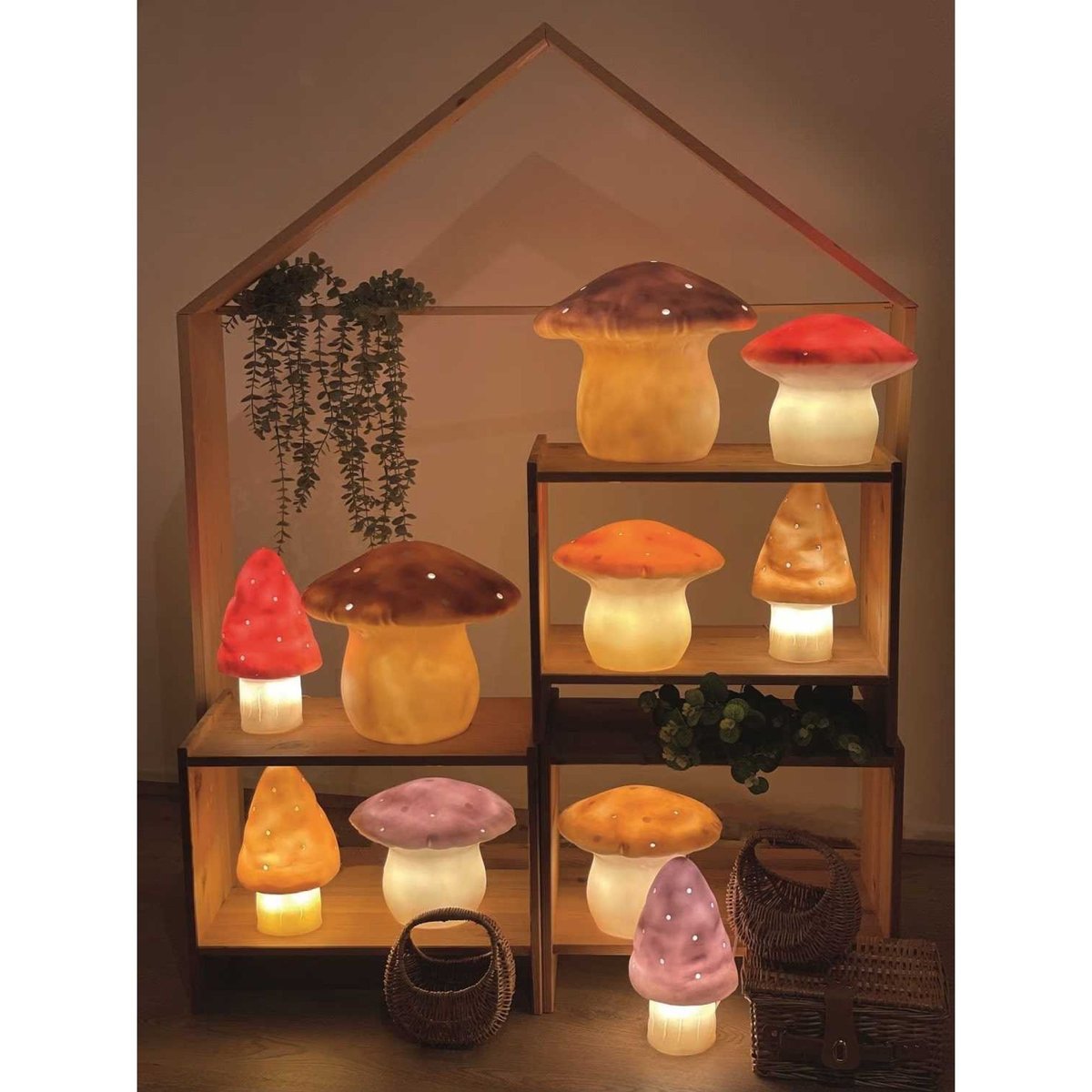 Lampe champignon grand modèle chocolat, EGMONT TOYS