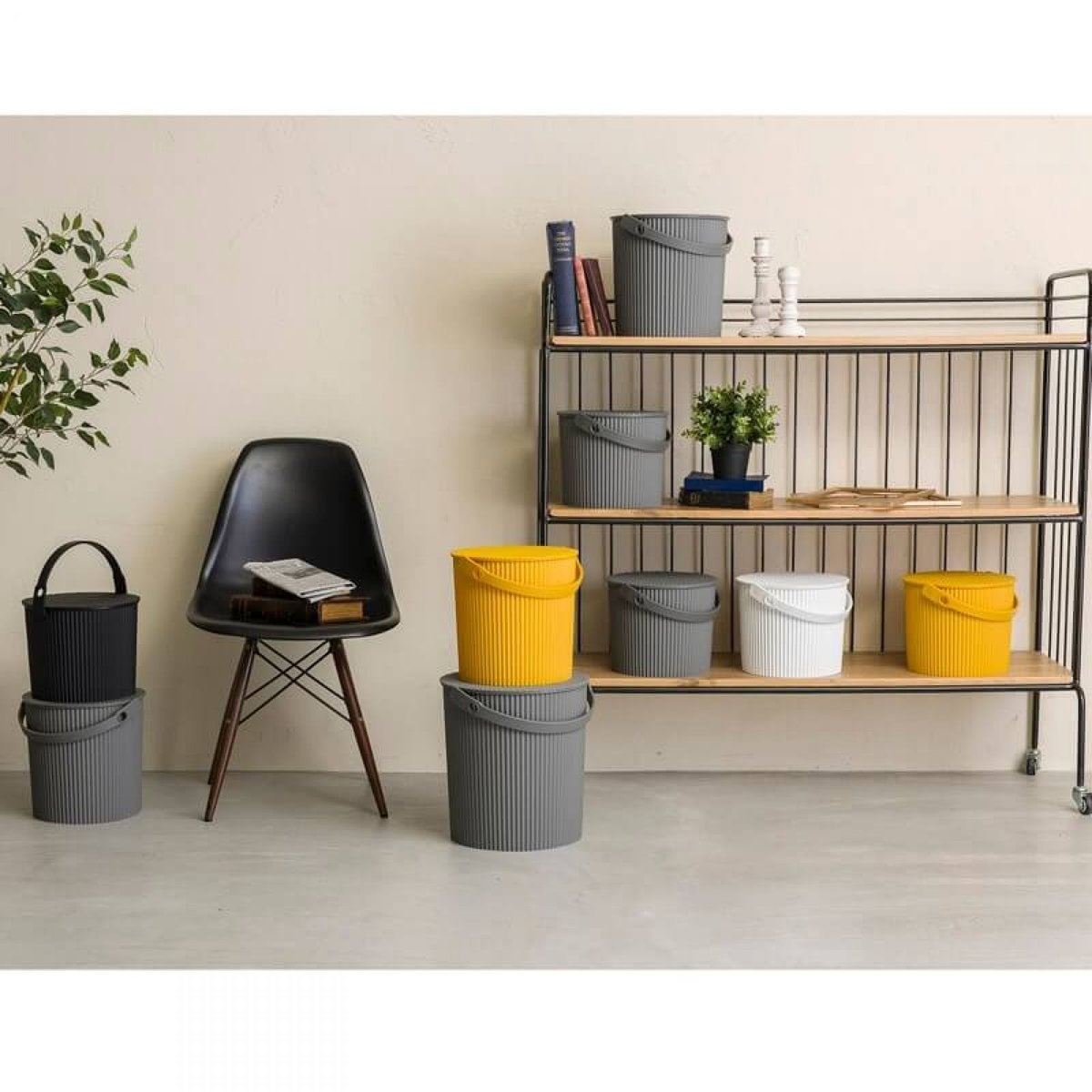 Panier Omnioutil 8 litres gris, HACHIMAN