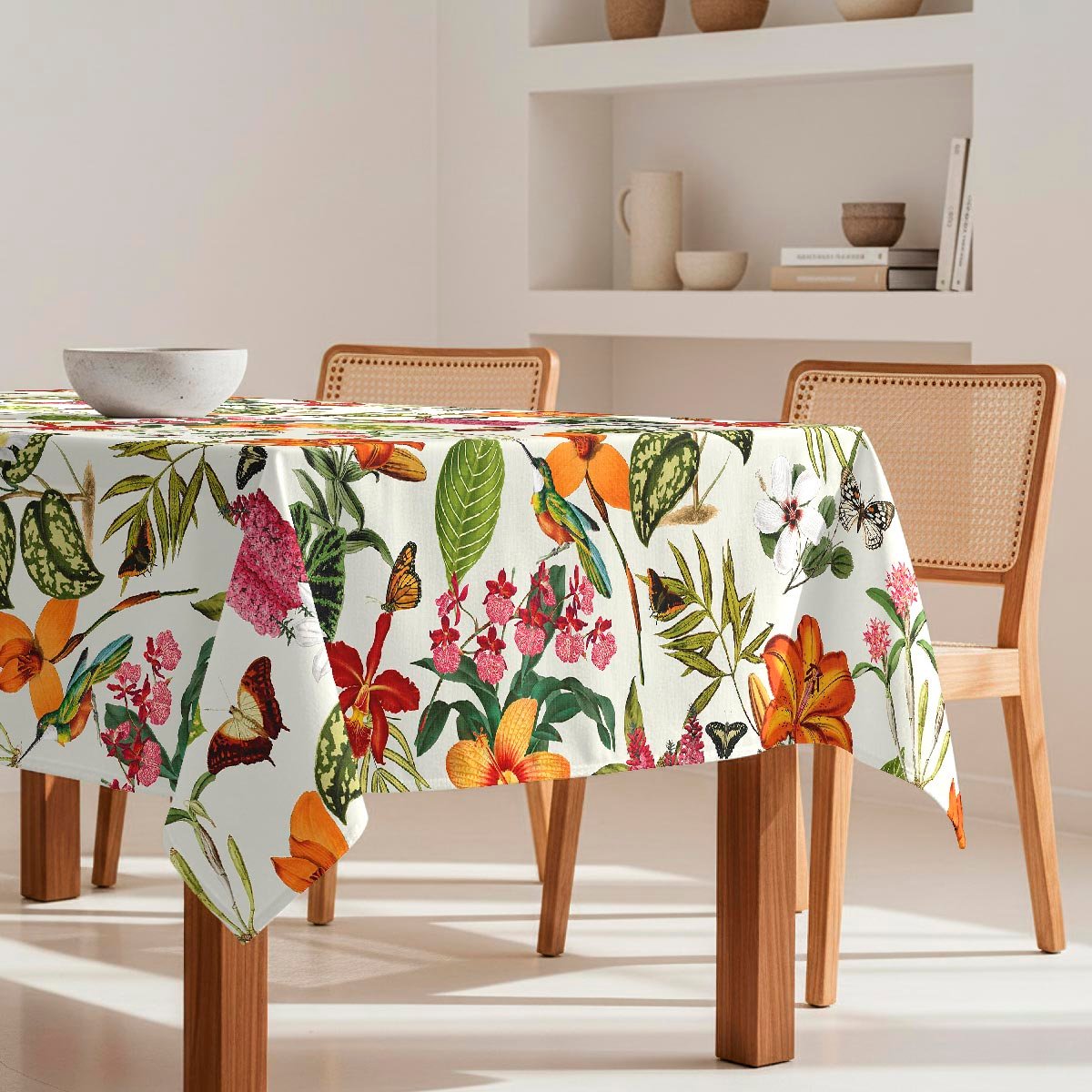 Nappe anti-taches Paraiso - coton 100% - multicolore, NAF NAF HOME