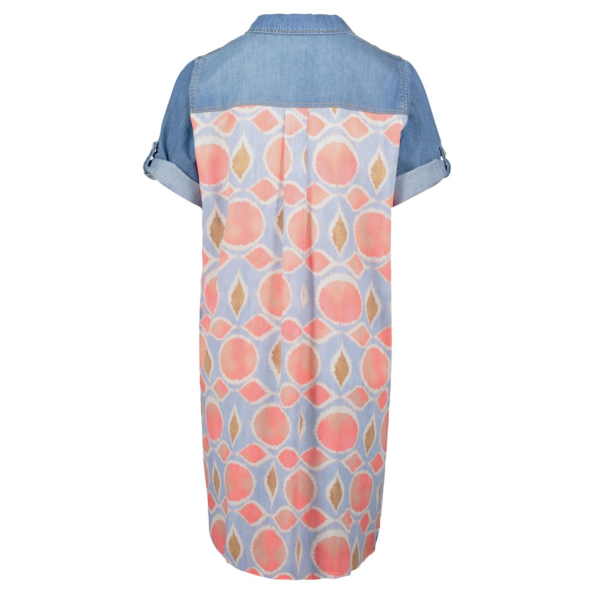 Robe en jean à patchs patch blue/rosé, CARTOON