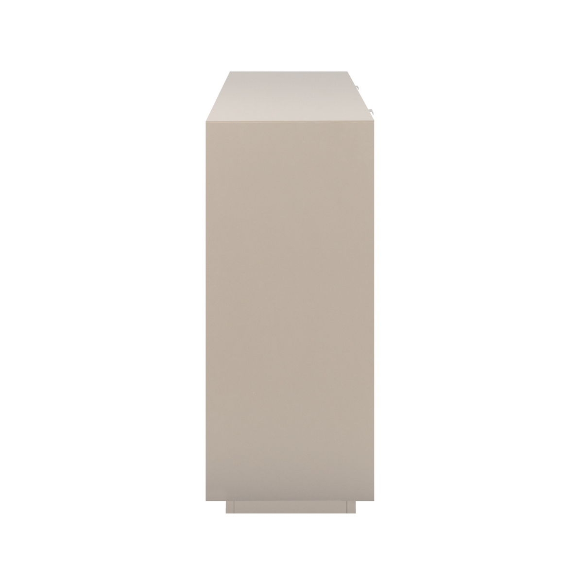 Buffet 1 porte, 3 grands tiroirs VIKA beige, CALICOSY