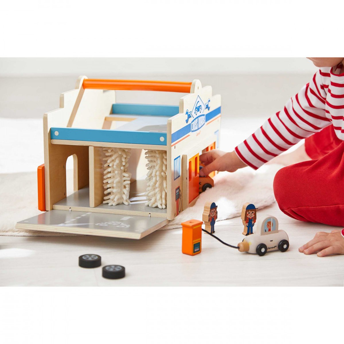 Garage En Bois Ville beige, JANOD