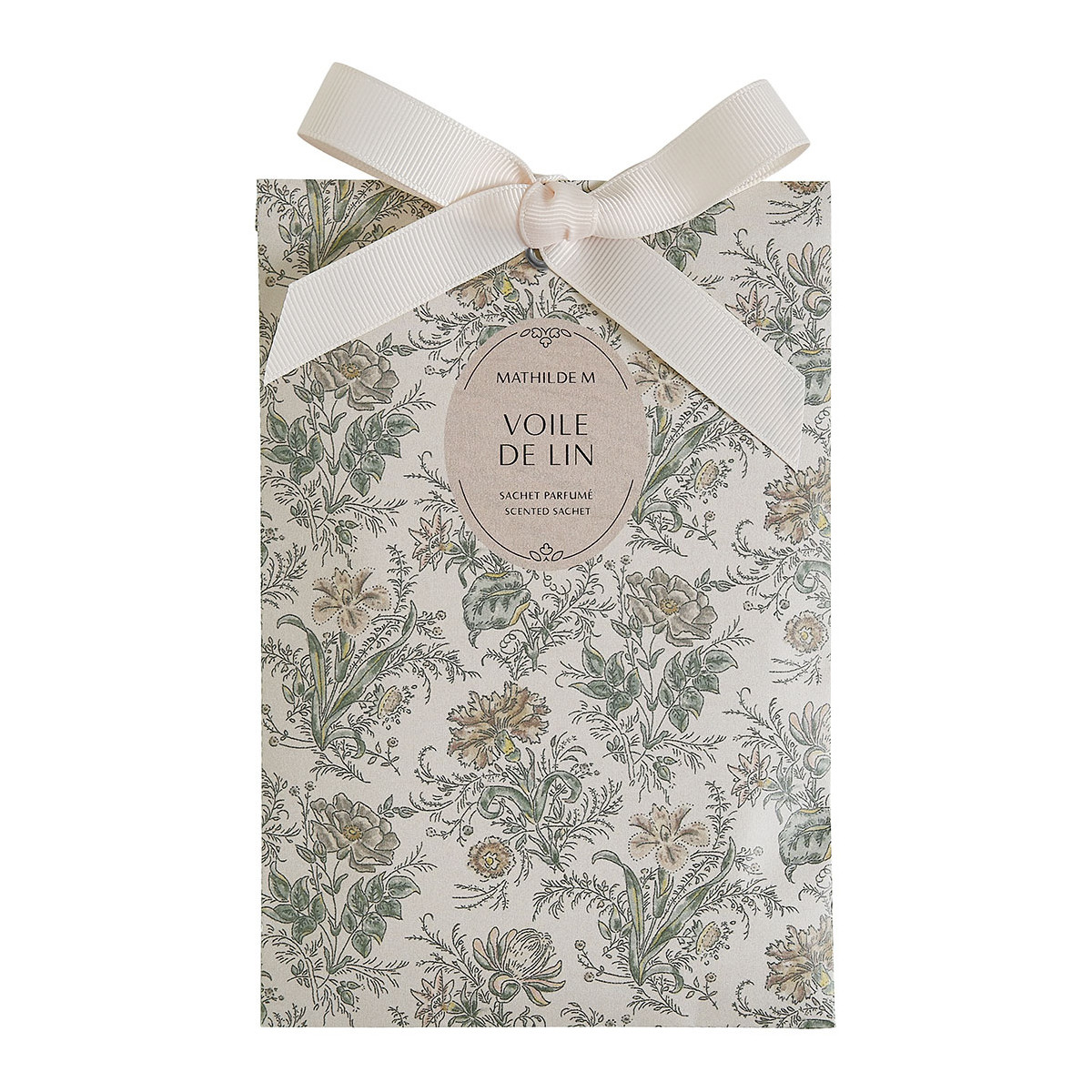 Sachet parfumé - Voile de Lin blanc, MATHILDE M