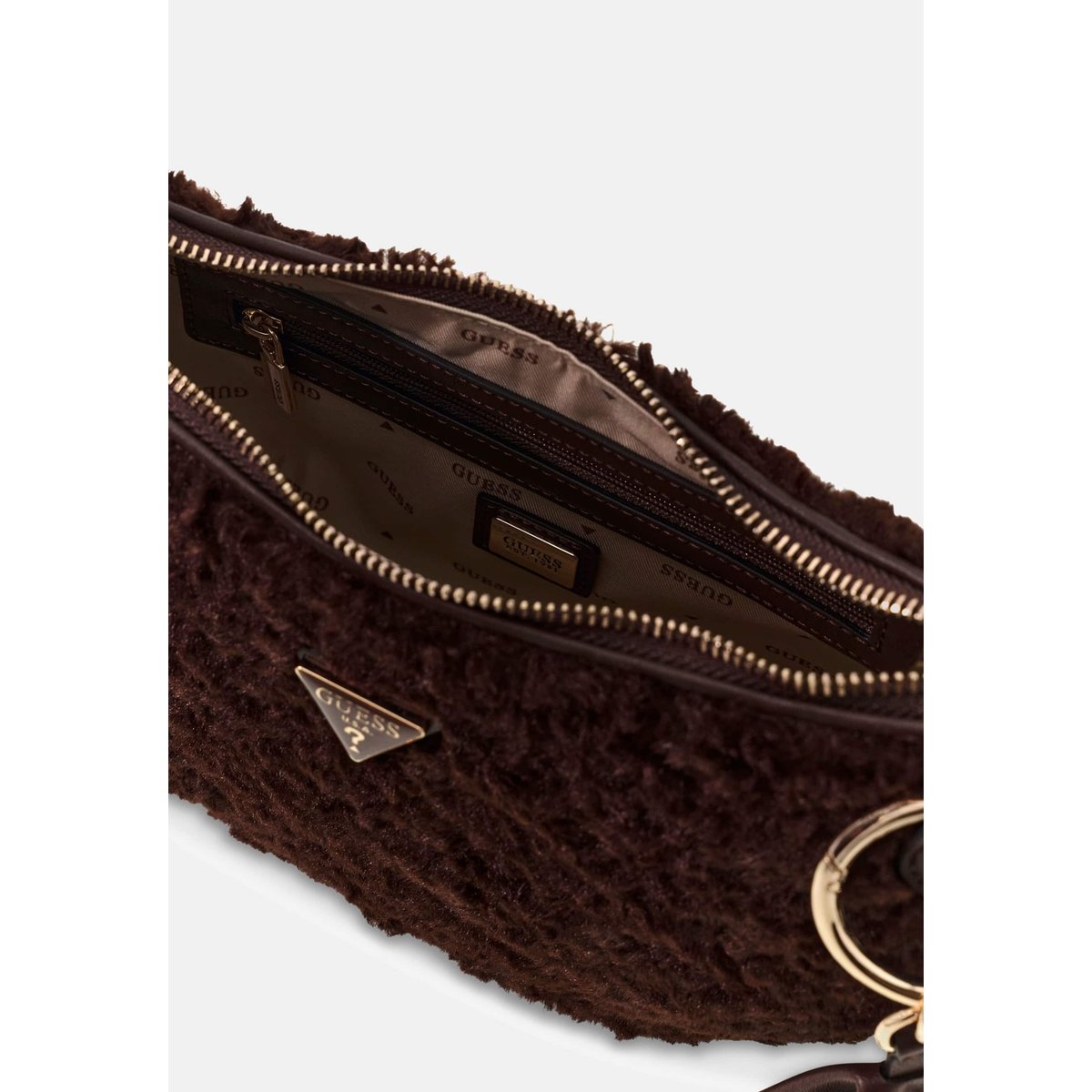 Sac À Épaule Katie marron, GUESS