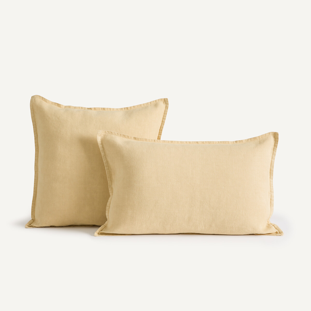 Housse de coussin lin épais, Boreo camomille, AM.PM