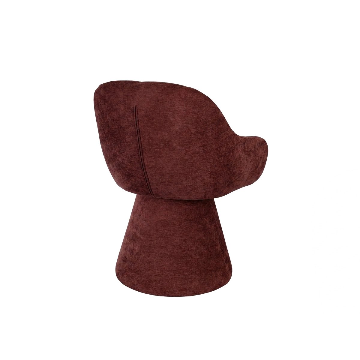 Chaise tissu texturé, KIM rouge, BOBOCHIC
