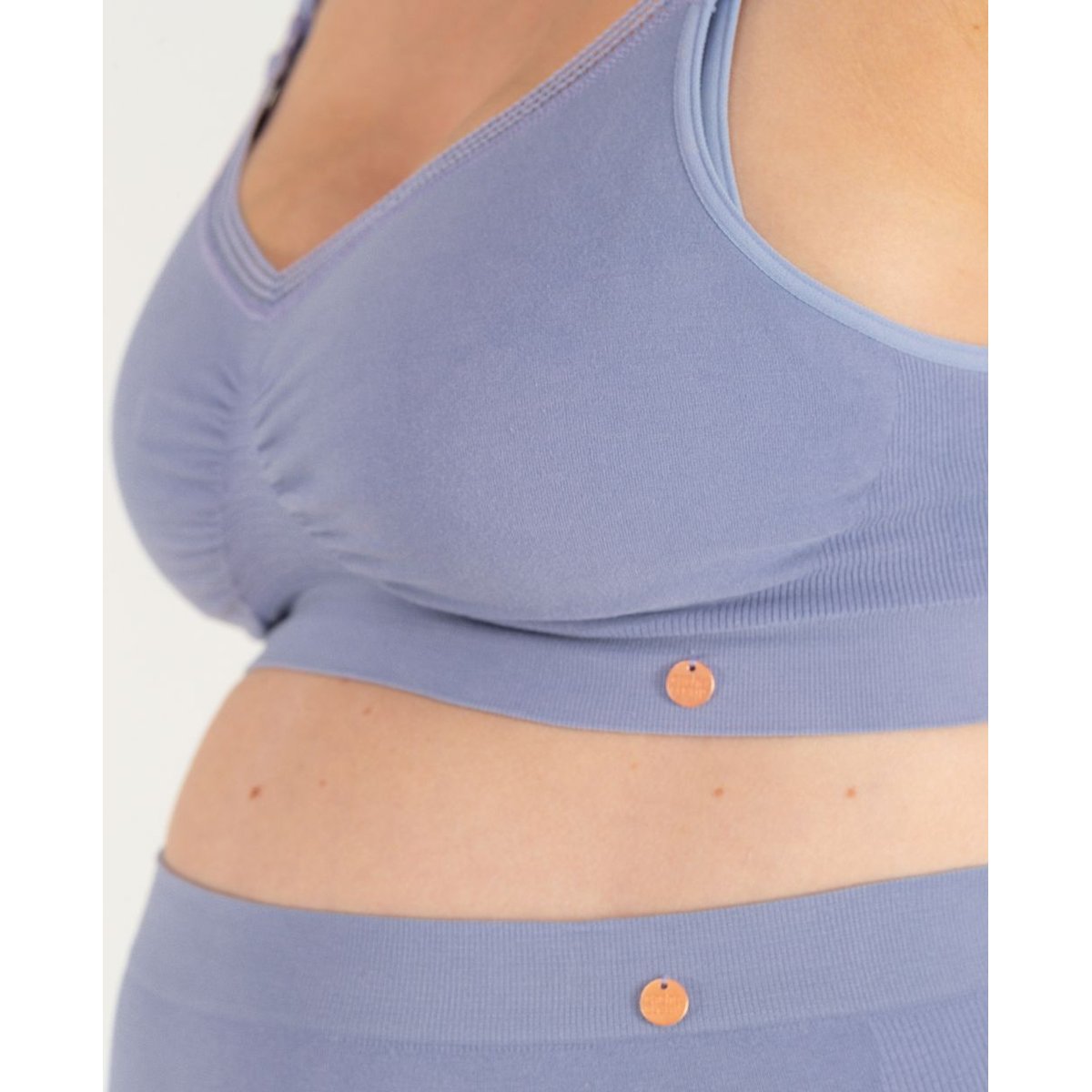 Brassière de grossesse et d'allaitement Organic bleuet, CACHE COEUR