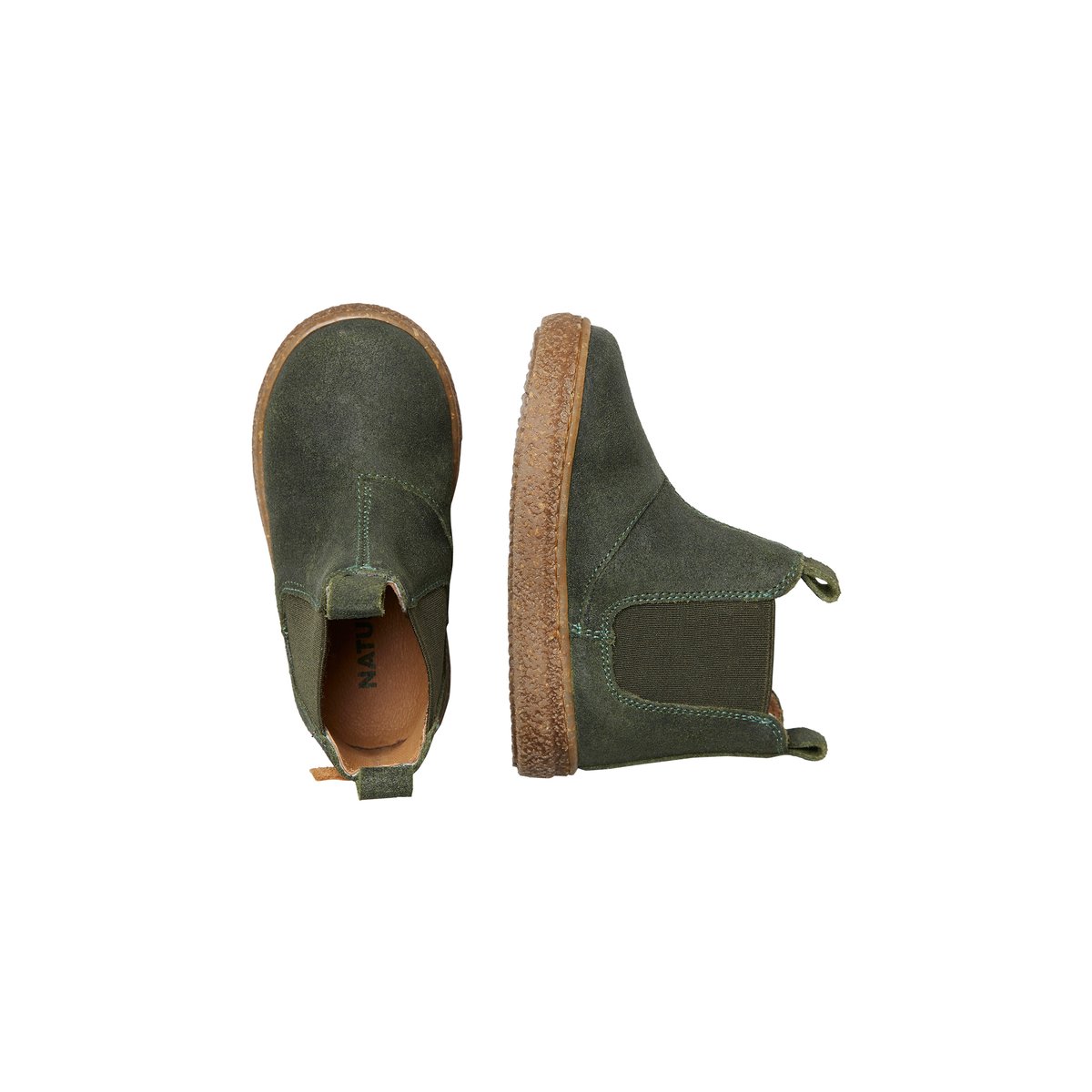 Casual chelsea boots FIGUS vert foncé-, NATURINO