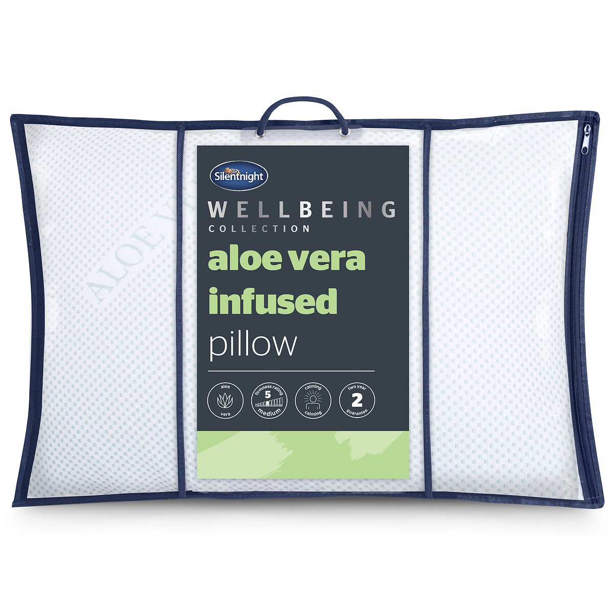 Wellbeing Aloe Vera Anti Allergy Pillow multi-coloured, SILENTNIGHT