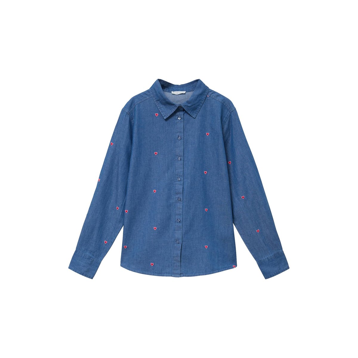 Chemise jean coeur denim stone, CACHE CACHE
