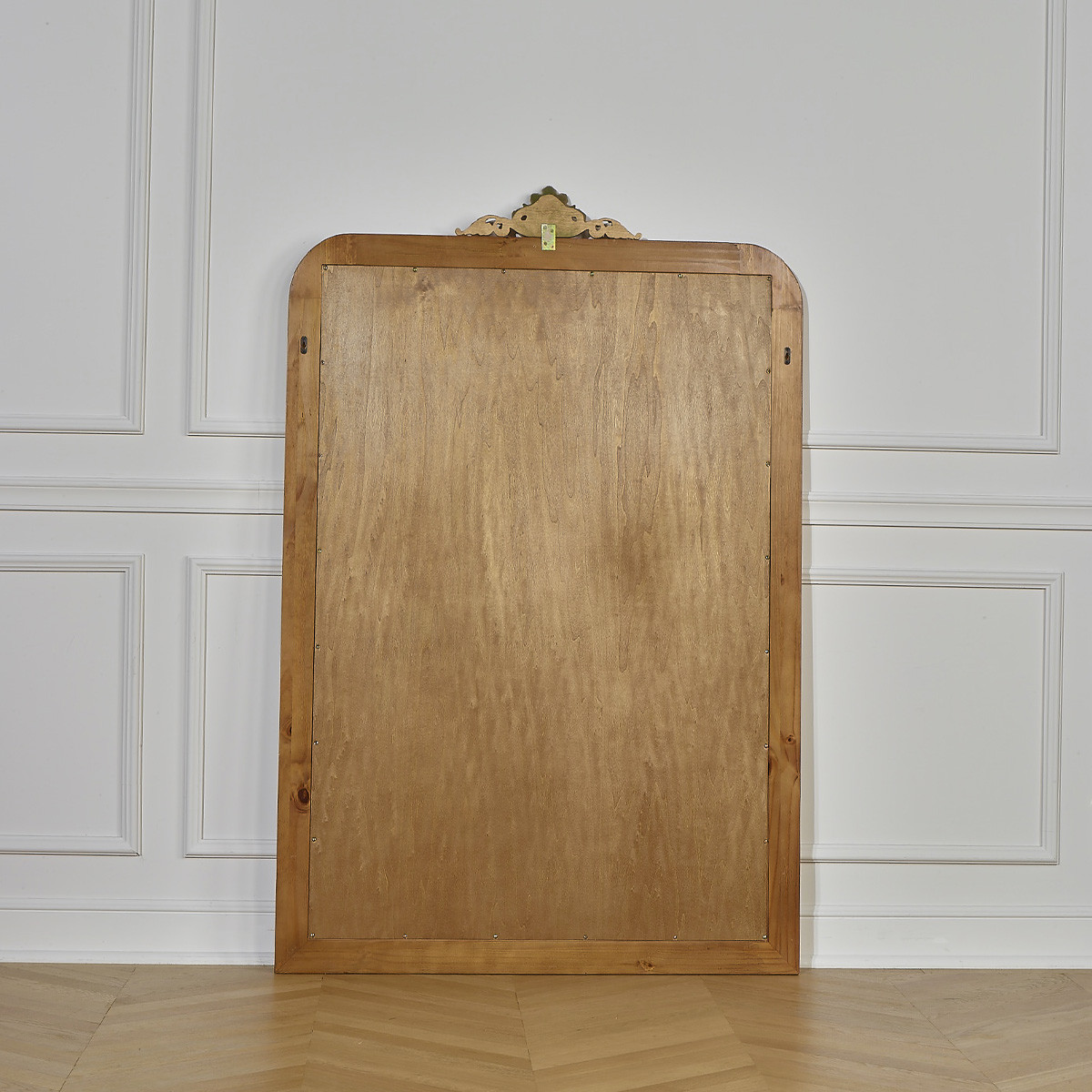 Miroir 177 x 117 style classique, cadre en pin AMANDINE or, ROBIN DES BOIS