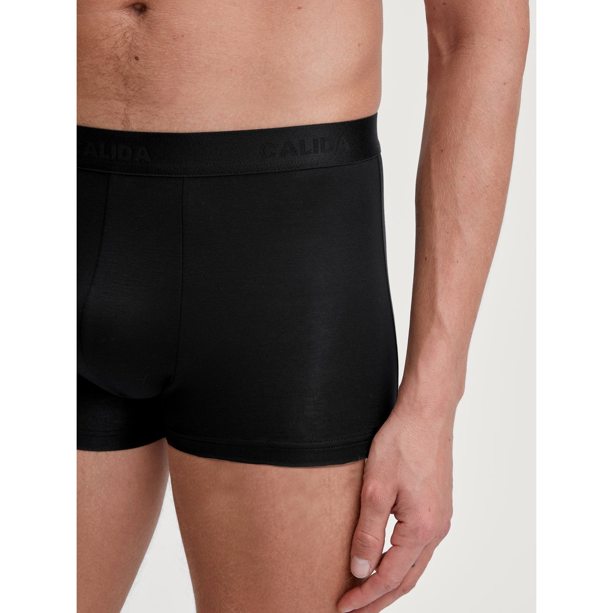 Boxer brief Lyocell NATURAL COOLING noir, CALIDA