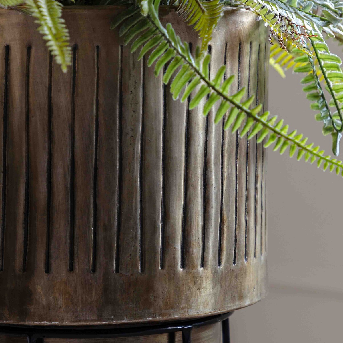 Set of 2 Elina Planters in Gold gold-coloured, ÉDITÉ