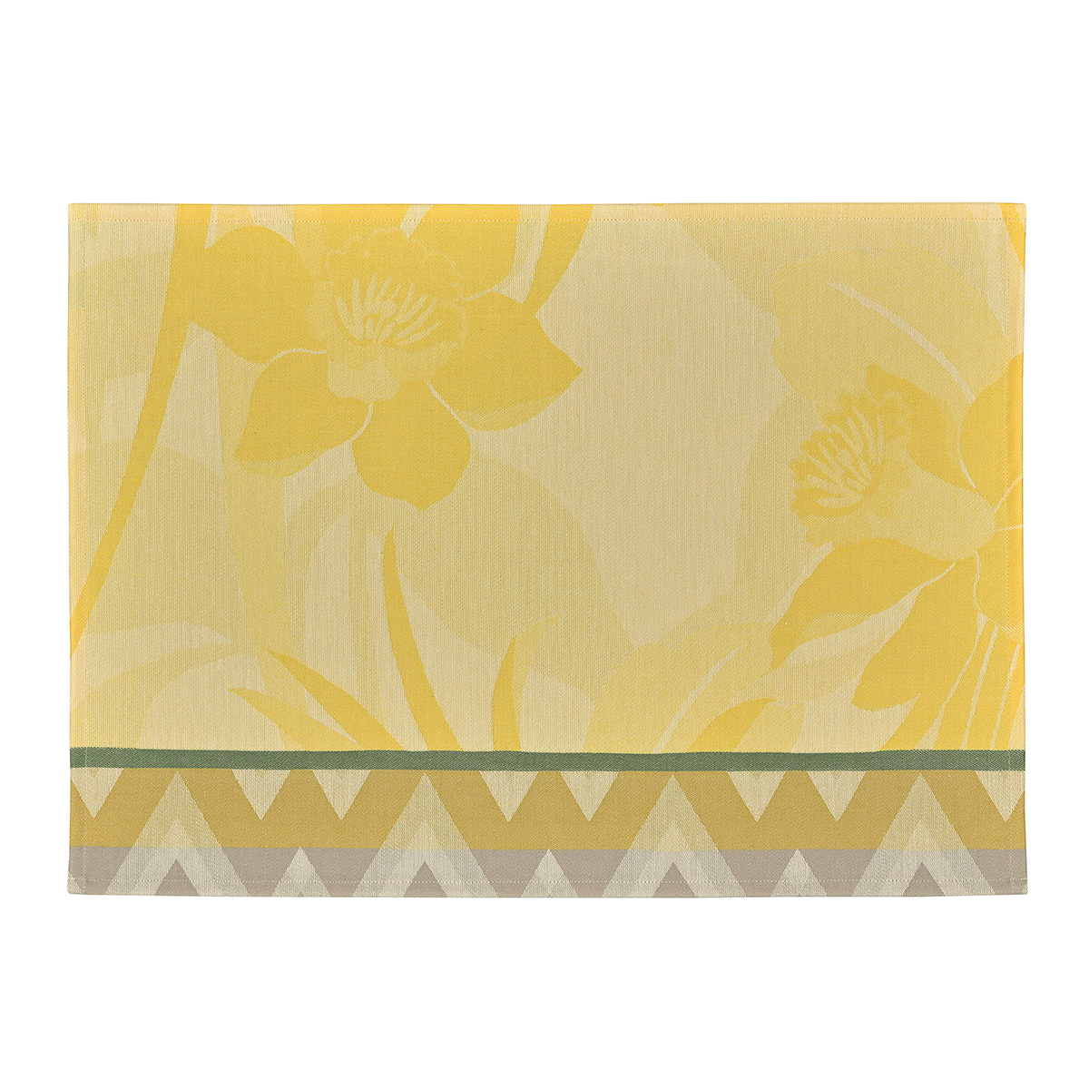 Lot de 2 sets de table enduit en Coton, LA VIE EN VOSGES soleil, LE JACQUARD FRANCAIS