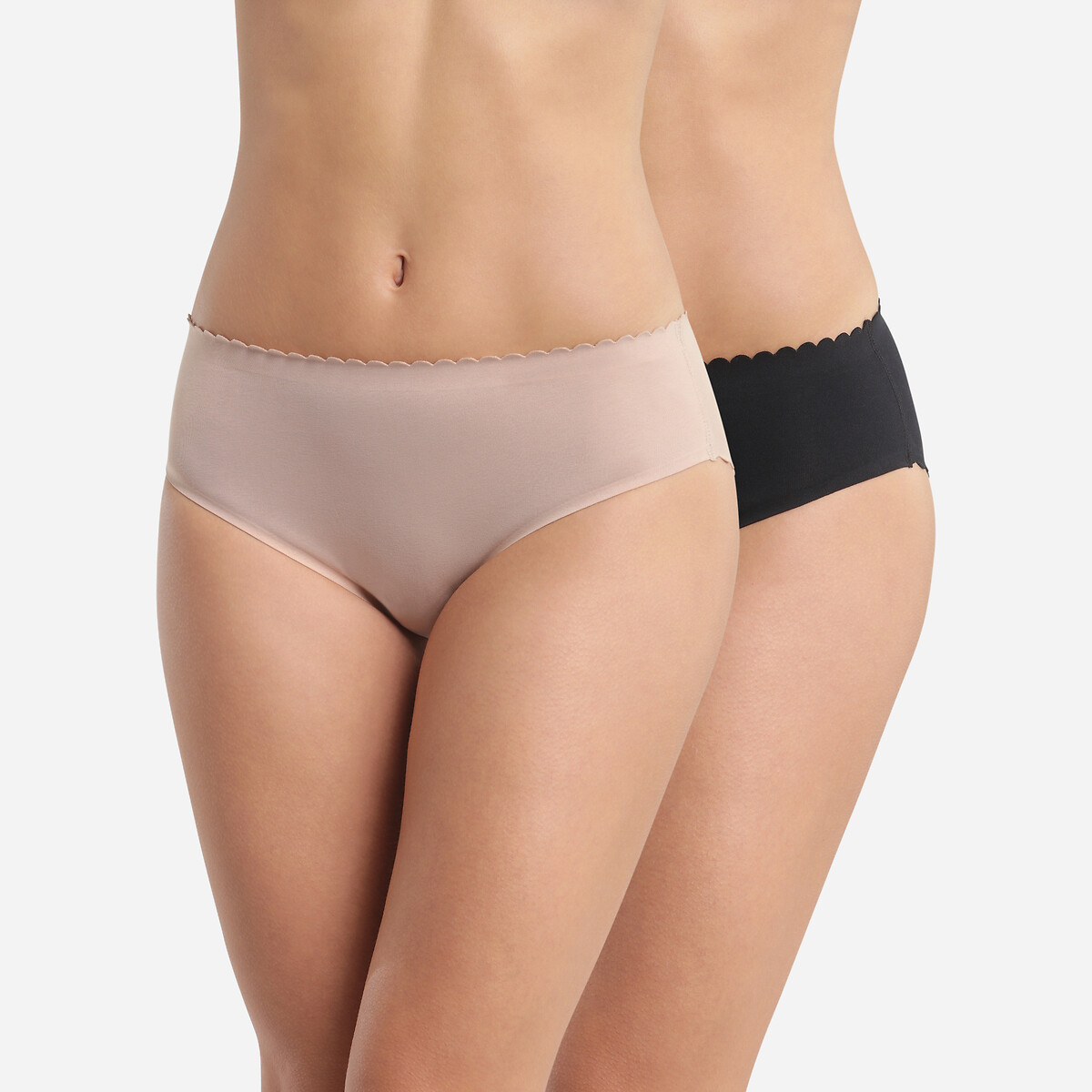 Lot de 2 culottes Body Touch Easy noir + peau, DIM