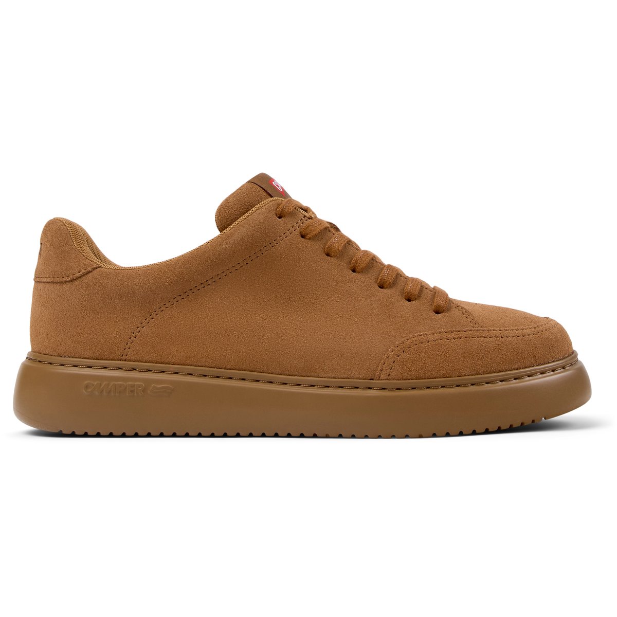 Baskets Cuir RUNNER K21 marron moyen, CAMPER
