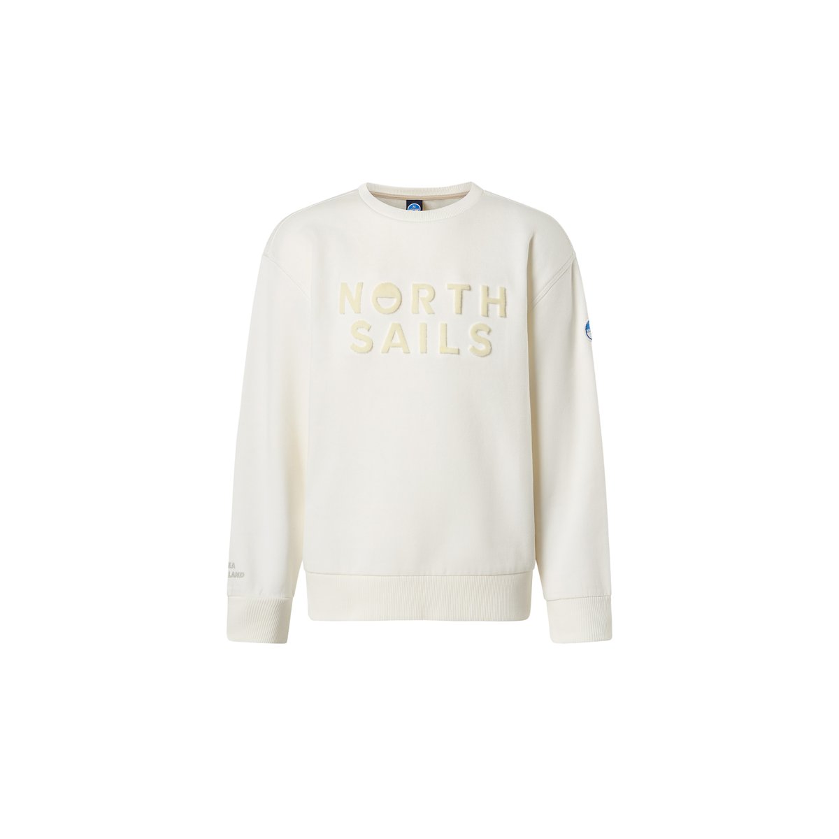 Sweat-shirt avec maxi logo crème, NORTH SAILS