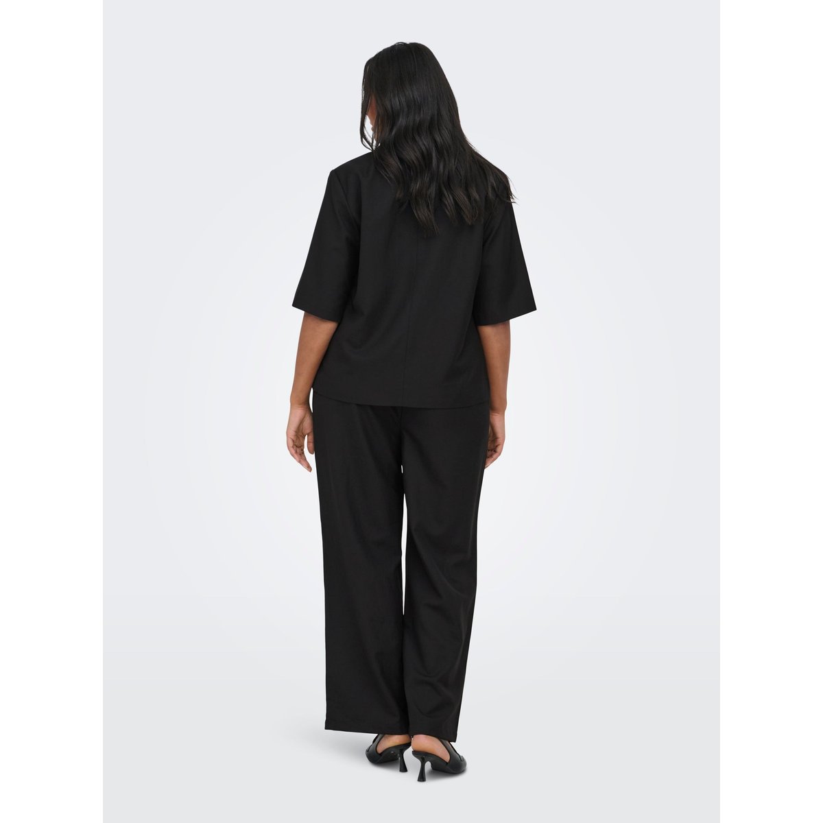 Pantalon noire - black, ONLY CARMAKOMA