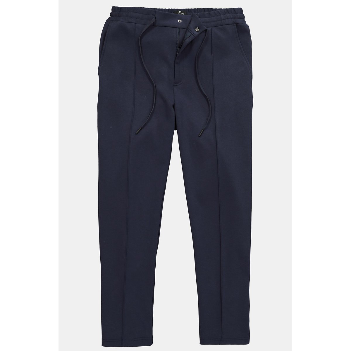 Pantalon chino en molleton bleu marine, JP1880