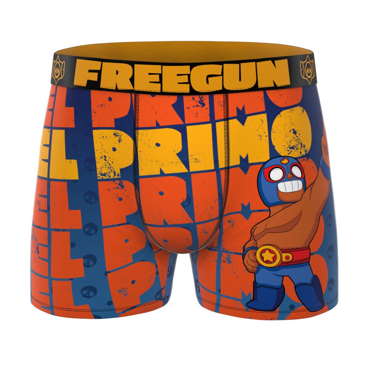Lot De 3 Boxers Brawl Stars orange/violet/rouge/bleu/jaune, FREEGUN