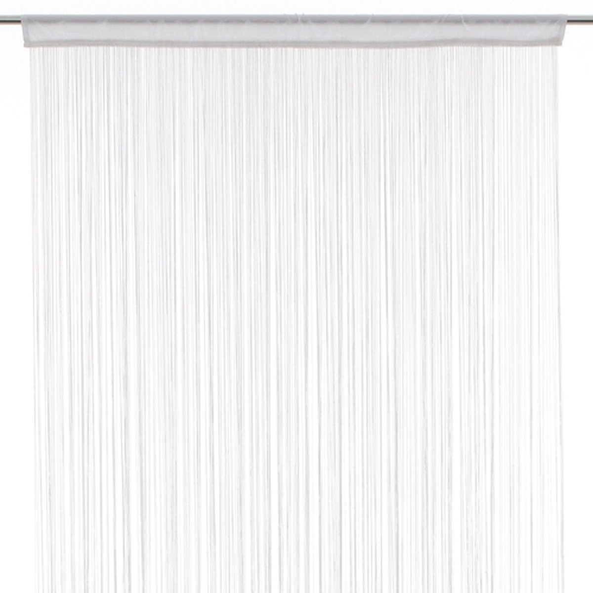 Lot de 2 rideaux fils décoratifs blanc, TOILINUX