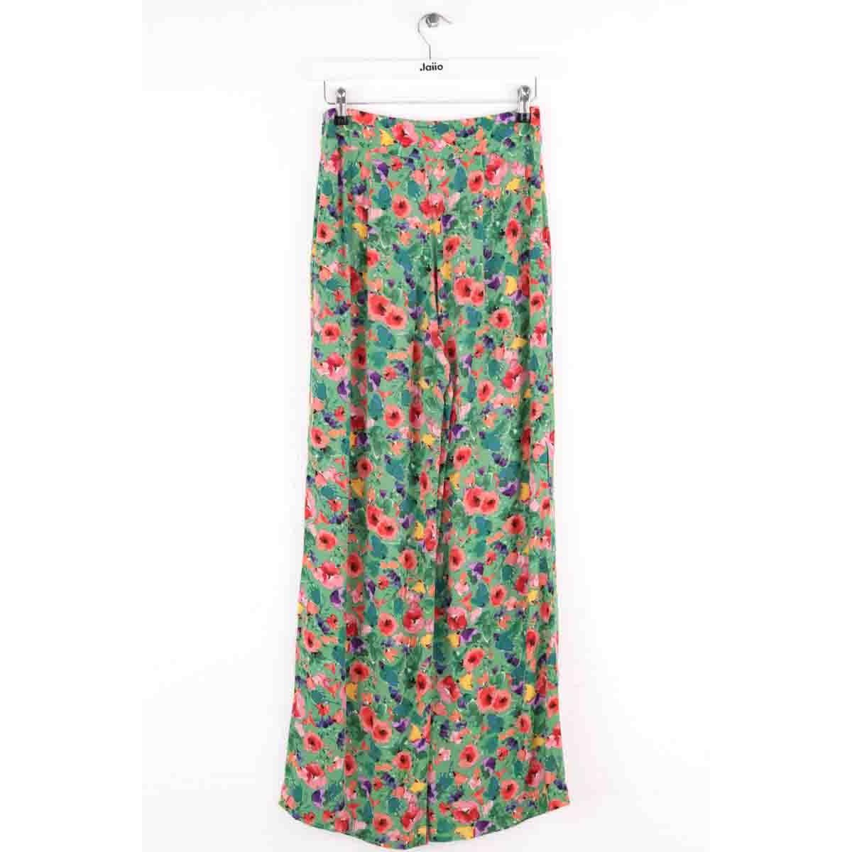 Pantalon large - Très Bon État vert, SEZANE