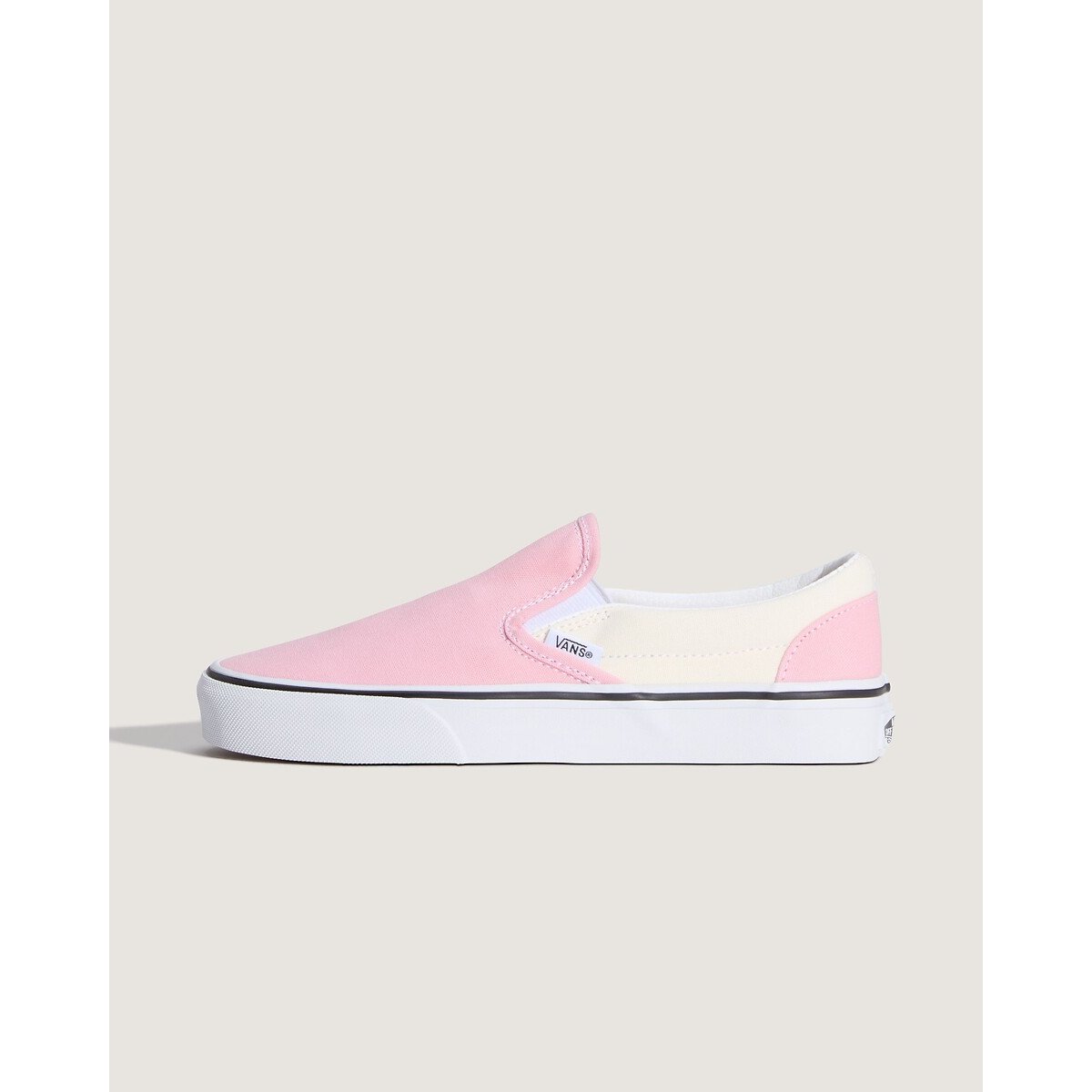 Baskets CLASSIC SLIP-ON blanc/rose, VANS