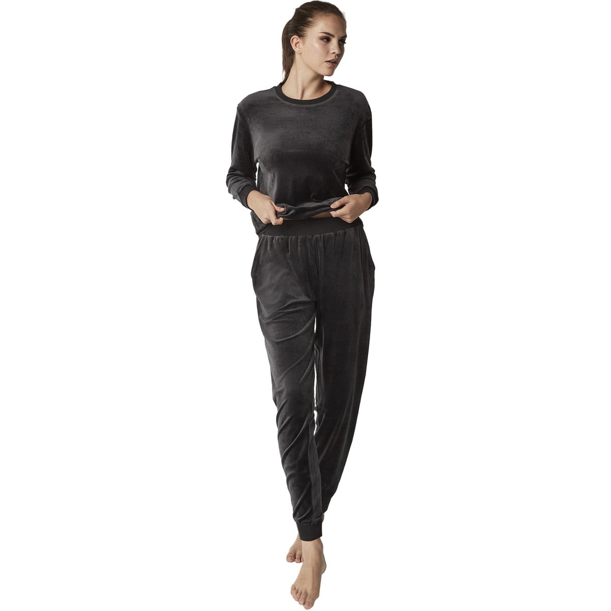 Tenue détente et intérieur pyjama pantalon top SPORTP90 gris, SELMARK
