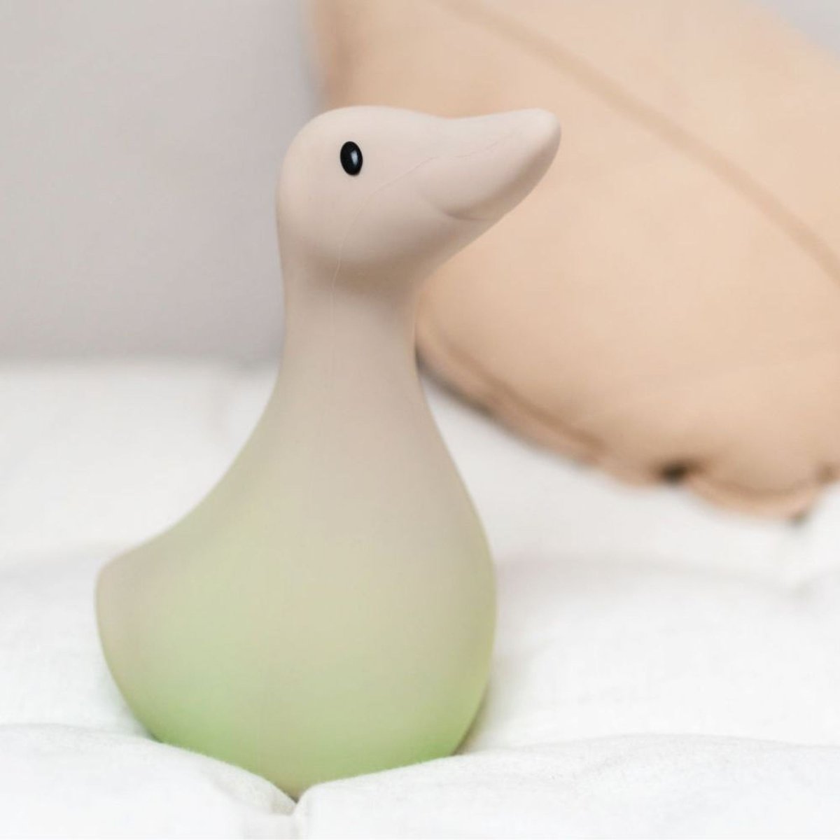 Veilleuse tactile rechargeable beige, FLOW
