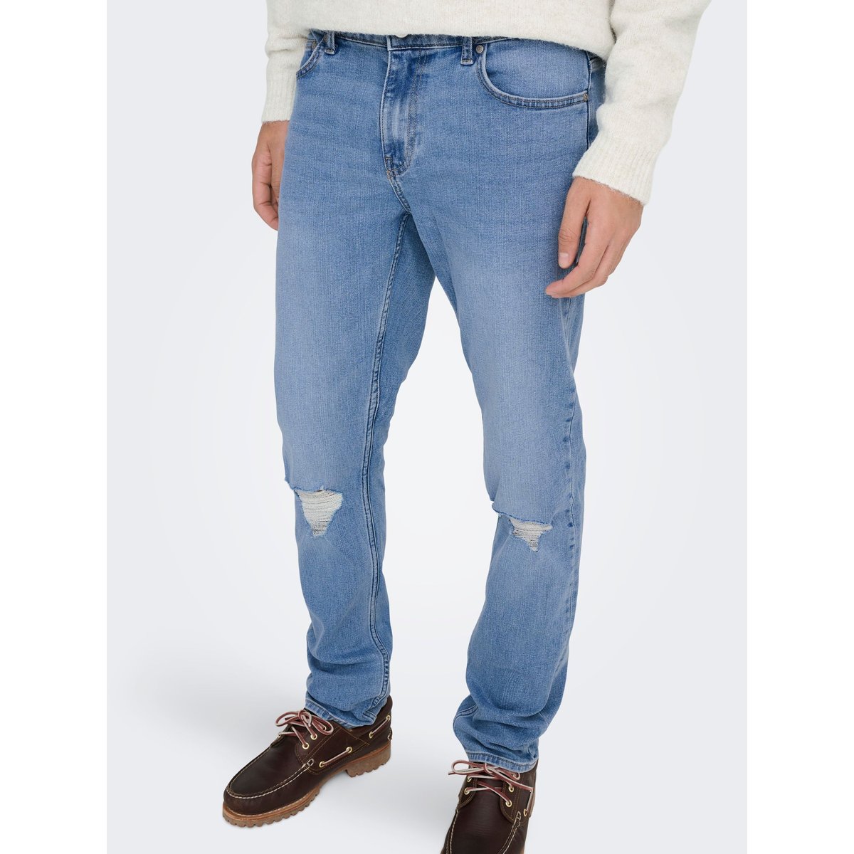 Jean Slim light blue denim, ONLY & SONS