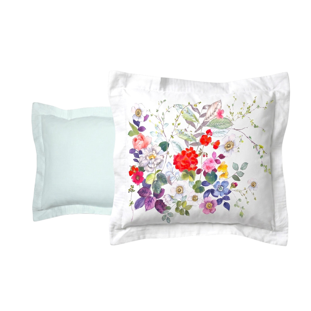Taie D'oreiller   Satin De Coton - CARMEN motifs, TRADITION DES VOSGES