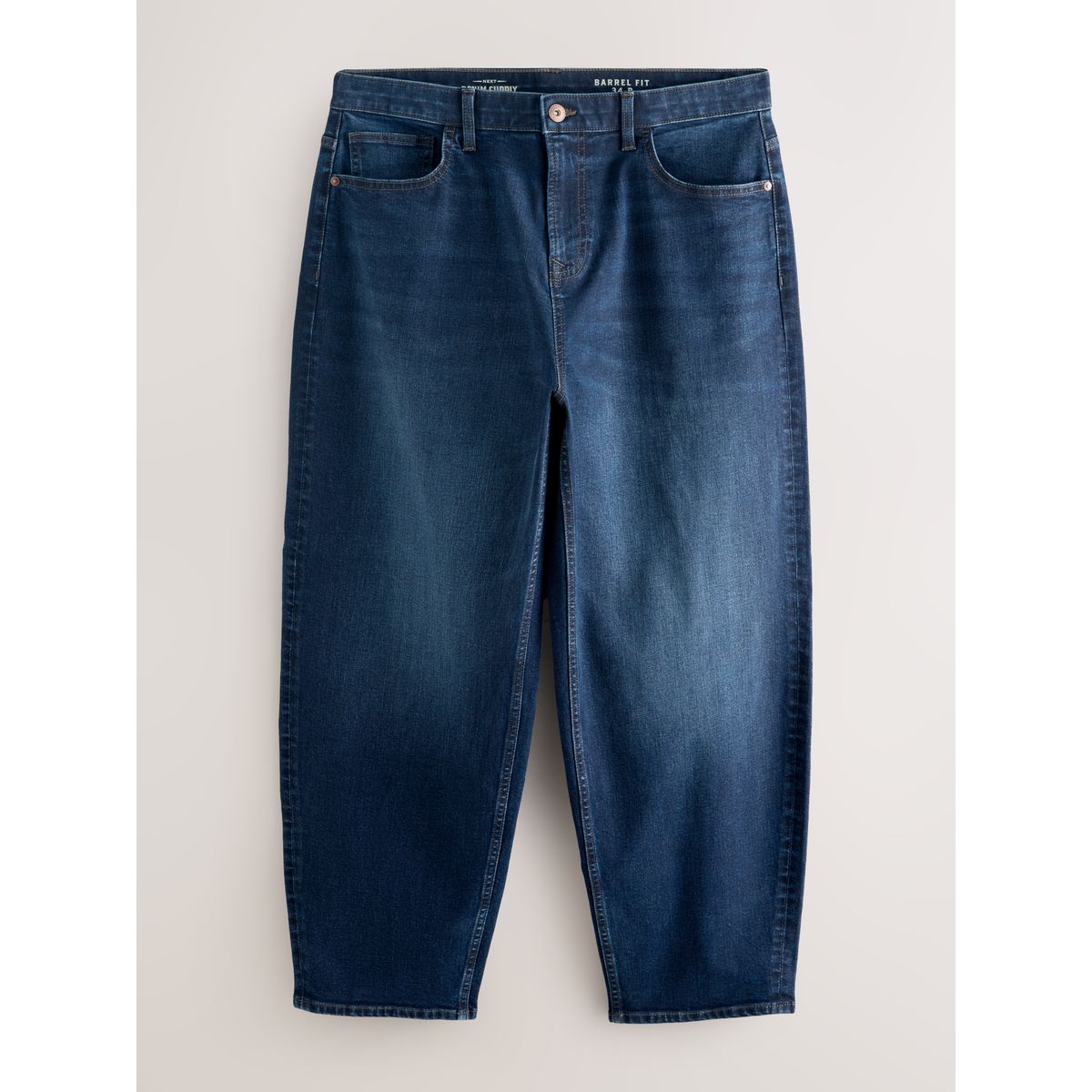 Jean stretch coupe large classique bleu, NEXT