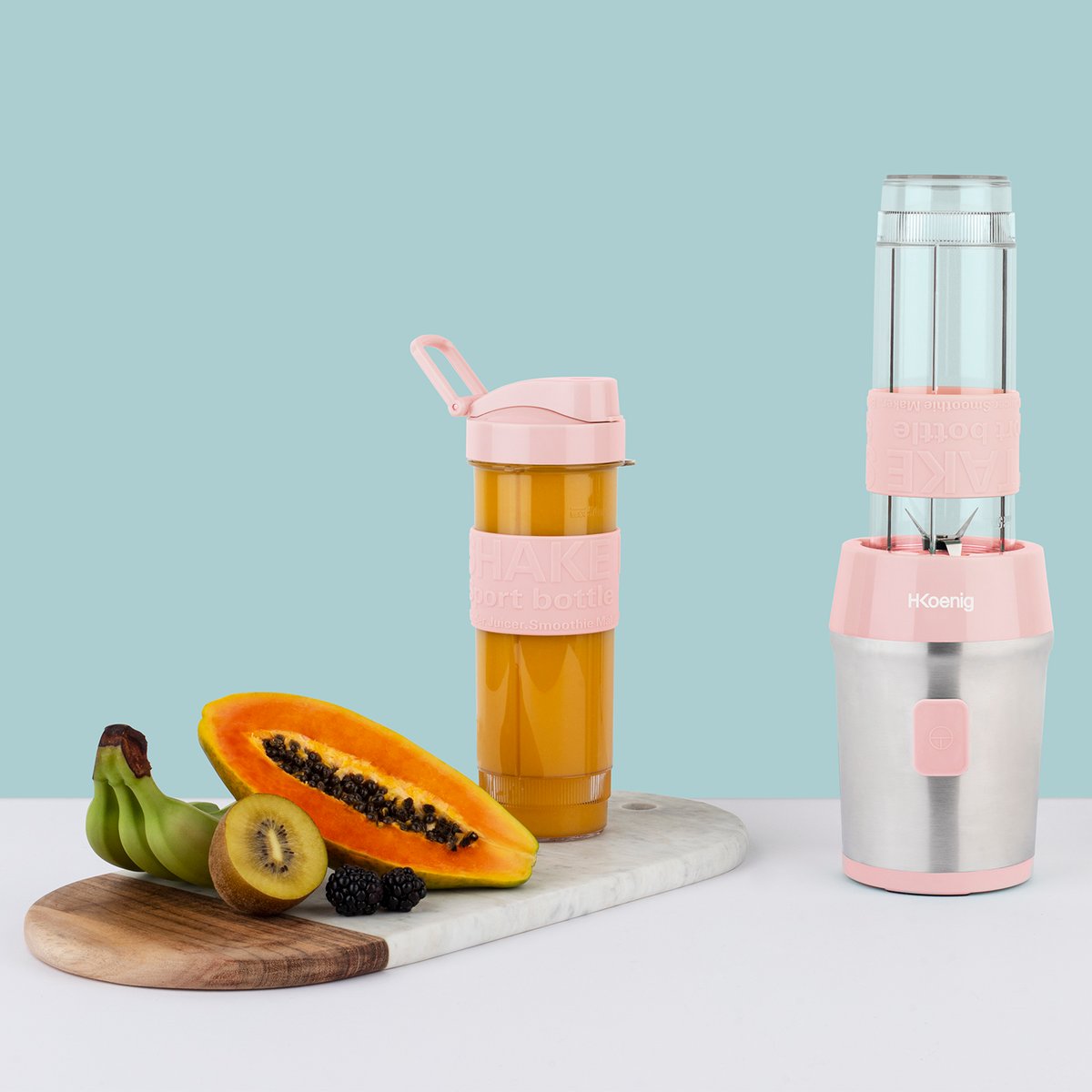 mini blender - smoo rose, H.KOENIG
