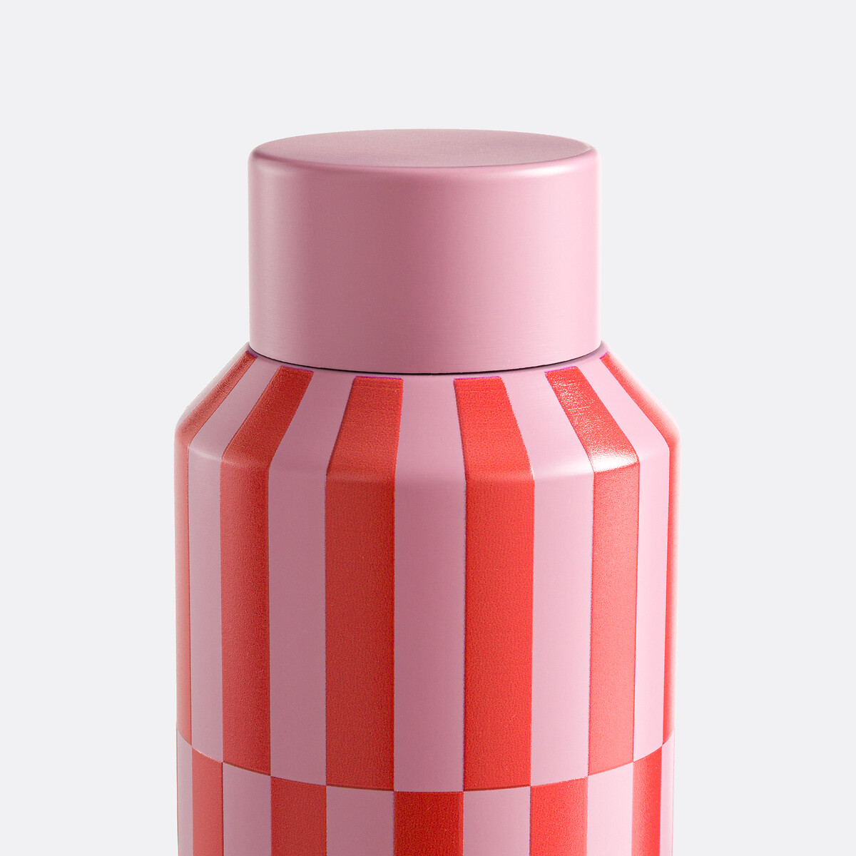 Gourde isotherme 50 cl en métal acier, Tabaka rose/rouge, LA REDOUTE INTERIEURS