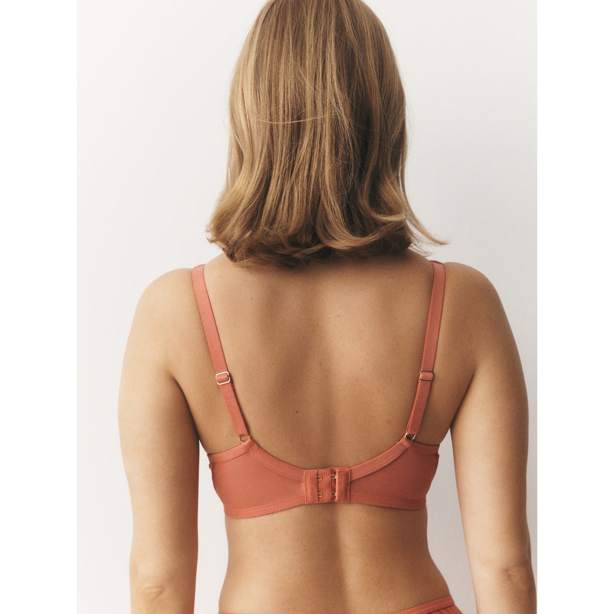 Soutien-gorge rayé, lot de 2 rouille/écru, NEXT